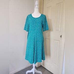 Isaac Mizrahi T-shirt Dress Green